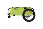 Vidaxl Bike Trailer Green Oxford Fabric And Iron Vidaxl Bike Trailer Green Oxford Fabric And Iron