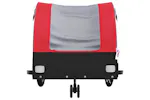 Vidaxl Bike Trailer Black And Red 30 Kg Iron Vidaxl Bike Trailer Black And Red 30 Kg Iron