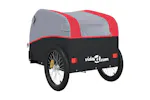 Vidaxl Bike Trailer Black And Red 30 Kg Iron Vidaxl Bike Trailer Black And Red 30 Kg Iron