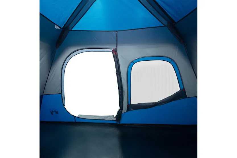 Vidaxl Family Tent 6-person Blue Quick Release Waterproof Vidaxl Family Tent 6-person Blue Quick Release Waterproof