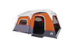Vidaxl Family Tent With Led 9-person Light Grey And Orange Quick Release Vidaxl Family Tent With Led 9-person Light Grey And Orange Quick Release