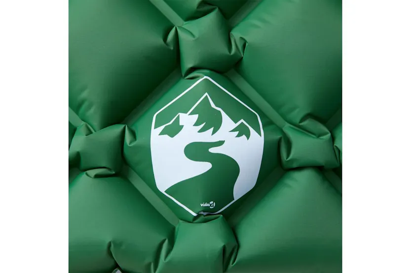 Vidaxl Inflating Camping Mattress With Pillow 1-person Green Vidaxl Inflating Camping Mattress With Pillow 1-person Green