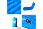 Vidaxl Self Inflating Camping Mattress With Pillow 1-person Blue Vidaxl Self Inflating Camping Mattress With Pillow 1-person Blue