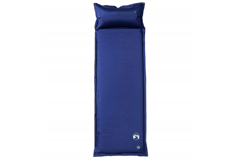 Vidaxl Self Inflating Camping Mattress With Pillow 1-person Navy Blue Vidaxl Self Inflating Camping Mattress With Pillow 1-person Navy Blue