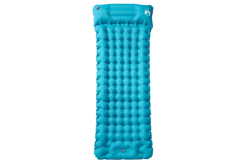 Vidaxl Self Inflating Camping Mattress With Pillow 1-person Blue Vidaxl Self Inflating Camping Mattress With Pillow 1-person Blue