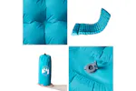 Vidaxl Self Inflating Camping Mattress With Pillow 1-person Blue Vidaxl Self Inflating Camping Mattress With Pillow 1-person Blue