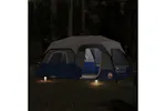 Vidaxl Family Tent With Led 9-person Light Blue Quick Release Vidaxl Family Tent With Led 9-person Light Blue Quick Release
