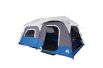 Vidaxl Family Tent With Led 9-person Light Blue Quick Release Vidaxl Family Tent With Led 9-person Light Blue Quick Release