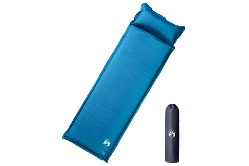 Vidaxl Self Inflating Camping Mattress With Pillow 1-person Turquoise Vidaxl Self Inflating Camping Mattress With Pillow 1-person Turquoise