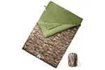 Vidaxl Double Sleeping Bag With Pillows For Adults Camping 3-4 Seasons Vidaxl Double Sleeping Bag With Pillows For Adults Camping 3-4 Seasons