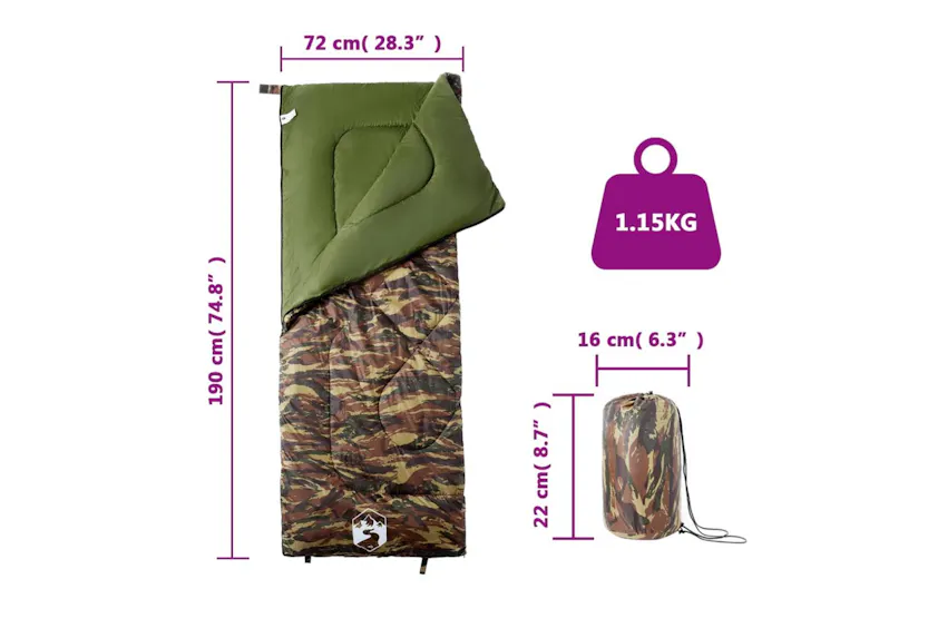 Vidaxl Sleeping Bag For Adults Camping 3 Seasons Vidaxl Sleeping Bag For Adults Camping 3 Seasons
