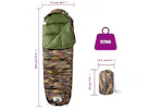 Vidaxl Mummy Sleeping Bag For Adults Camping 3 Seasons Vidaxl Mummy Sleeping Bag For Adults Camping 3 Seasons