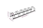 Vidaxl Bike Rack For 6 Bikes Black Steel Vidaxl Bike Rack For 6 Bikes Black Steel