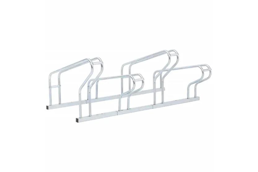 Vidaxl Bicycle Stand For 4 Bikes Floor Freestanding Galvanised Steel Vidaxl Bicycle Stand For 4 Bikes Floor Freestanding Galvanised Steel