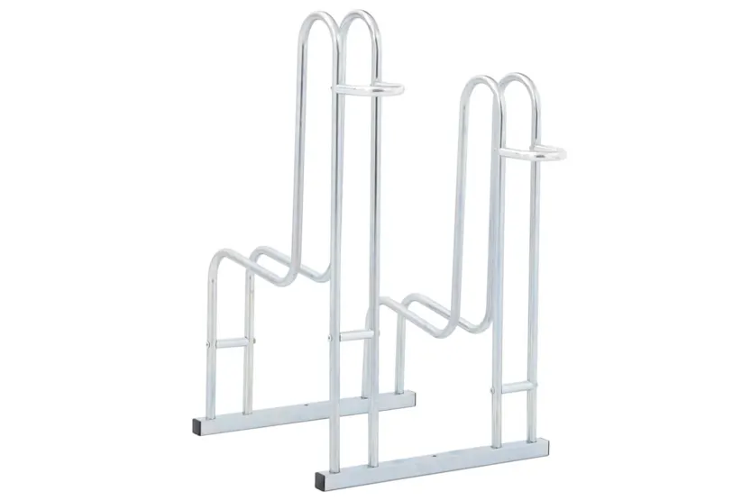 Vidaxl Bicycle Stand For 2 Bikes Floor Freestanding Galvanised Steel Vidaxl Bicycle Stand For 2 Bikes Floor Freestanding Galvanised Steel