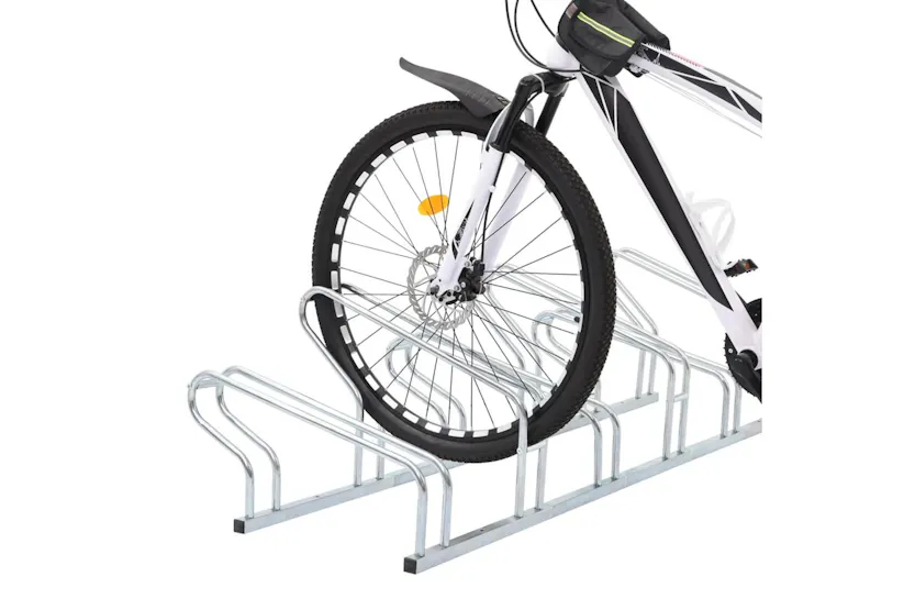 Vidaxl Bicycle Stand For 6 Bikes Floor Freestanding Galvanised Steel Vidaxl Bicycle Stand For 6 Bikes Floor Freestanding Galvanised Steel