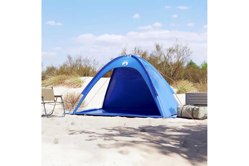 Vidaxl Beach Tent Azure Blue Waterproof Vidaxl Beach Tent Azure Blue Waterproof