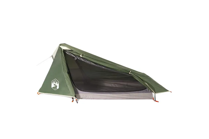 Vidaxl Camping Tent Tunnel 1-person Green Waterproof Vidaxl Camping Tent Tunnel 1-person Green Waterproof