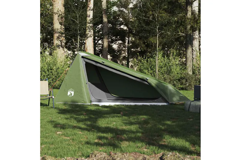 Vidaxl Camping Tent Tunnel 1-person Green Waterproof Vidaxl Camping Tent Tunnel 1-person Green Waterproof