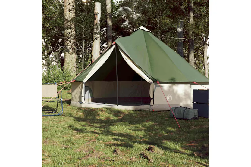 Vidaxl Family Tent Tipi 6-person Green Waterproof Vidaxl Family Tent Tipi 6-person Green Waterproof