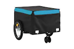 Vidaxl Bike Trailer Black And Blue 45 Kg Iron Vidaxl Bike Trailer Black And Blue 45 Kg Iron