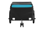 Vidaxl Bike Trailer Black And Blue 45 Kg Iron Vidaxl Bike Trailer Black And Blue 45 Kg Iron