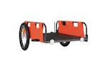Vidaxl Bike Trailer Orange Oxford Fabric And Iron Vidaxl Bike Trailer Orange Oxford Fabric And Iron