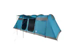Vidaxl Family Tent Tunnel 10-person Blue Waterproof Vidaxl Family Tent Tunnel 10-person Blue Waterproof