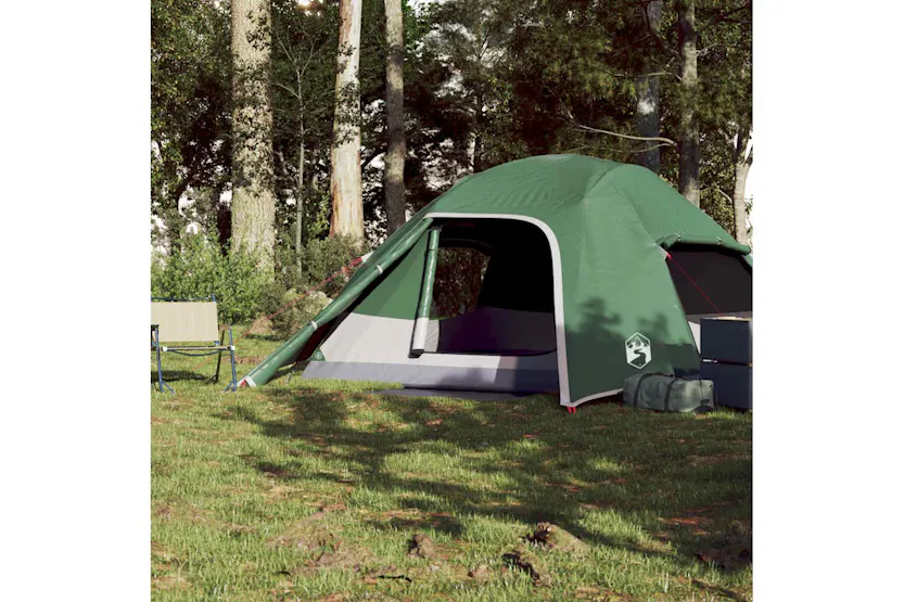 Vidaxl Camping Tent Dome 4-person Green Waterproof Vidaxl Camping Tent Dome 4-person Green Waterproof