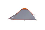 Vidaxl Camping Tent Dome 4-person Grey And Orange Waterproof Vidaxl Camping Tent Dome 4-person Grey And Orange Waterproof