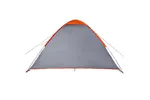 Vidaxl Camping Tent Dome 4-person Grey And Orange Waterproof Vidaxl Camping Tent Dome 4-person Grey And Orange Waterproof
