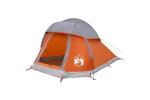 Vidaxl Camping Tent Dome 1-person Grey And Orange Waterproof Vidaxl Camping Tent Dome 1-person Grey And Orange Waterproof