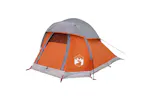 Vidaxl Camping Tent Dome 1-person Grey And Orange Waterproof Vidaxl Camping Tent Dome 1-person Grey And Orange Waterproof