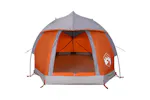 Vidaxl Camping Tent Dome 1-person Grey And Orange Waterproof Vidaxl Camping Tent Dome 1-person Grey And Orange Waterproof