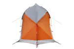 Vidaxl Camping Tent Dome 1-person Grey And Orange Waterproof Vidaxl Camping Tent Dome 1-person Grey And Orange Waterproof