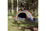 Vidaxl Camping Tent 3-person Grey And Orange Quick Release Vidaxl Camping Tent 3-person Grey And Orange Quick Release