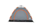Vidaxl Camping Tent 3-person Grey And Orange Quick Release Vidaxl Camping Tent 3-person Grey And Orange Quick Release