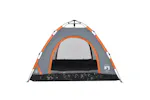 Vidaxl Camping Tent 3-person Grey And Orange Quick Release Vidaxl Camping Tent 3-person Grey And Orange Quick Release