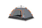 Vidaxl Camping Tent 4-person Grey And Orange Quick Release Vidaxl Camping Tent 4-person Grey And Orange Quick Release