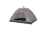 Vidaxl Camping Tent 4-person Grey And Orange Quick Release Vidaxl Camping Tent 4-person Grey And Orange Quick Release