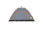 Vidaxl Camping Tent 4-person Grey And Orange Quick Release Vidaxl Camping Tent 4-person Grey And Orange Quick Release