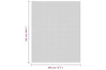 Vidaxl Tent Carpet Cream 2.5x2 M Vidaxl Tent Carpet Cream 2.5x2 M