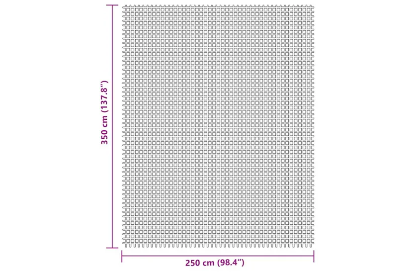 Vidaxl Tent Carpet Cream 3.5x2.5 M Vidaxl Tent Carpet Cream 3.5x2.5 M