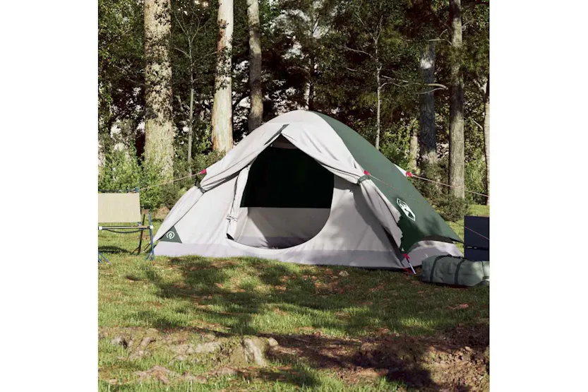 Vidaxl Camping Tent Dome 2-person Green Waterproof Vidaxl Camping Tent Dome 2-person Green Waterproof