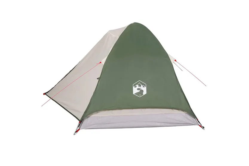 Vidaxl Camping Tent Dome 2-person Green Waterproof Vidaxl Camping Tent Dome 2-person Green Waterproof