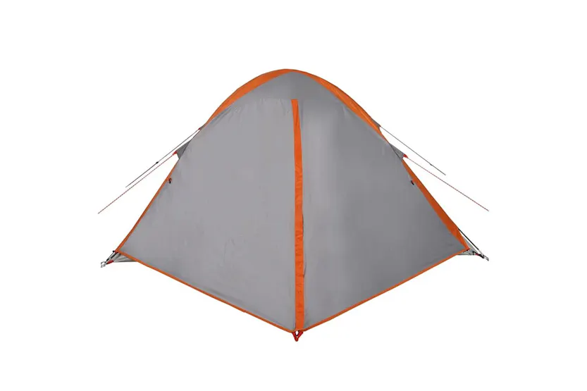Vidaxl Camping Tent Dome 4-person Grey And Orange Waterproof Vidaxl Camping Tent Dome 4-person Grey And Orange Waterproof