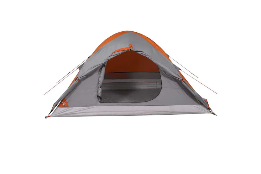 Vidaxl Camping Tent Dome 4-person Grey And Orange Waterproof Vidaxl Camping Tent Dome 4-person Grey And Orange Waterproof