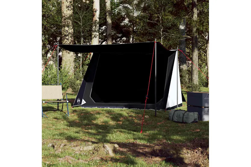 Vidaxl Camping Tent 2-person White Blackout Fabric Waterproof Vidaxl Camping Tent 2-person White Blackout Fabric Waterproof
