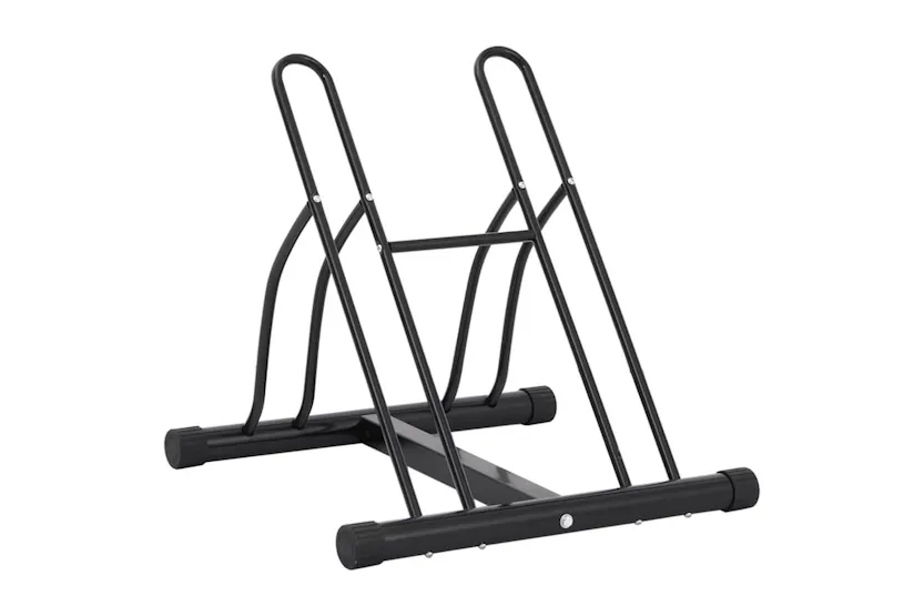 Vidaxl Bicycle Stand For 2 Bikes Floor Freestanding Steel Vidaxl Bicycle Stand For 2 Bikes Floor Freestanding Steel