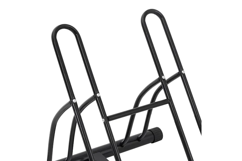 Vidaxl Bicycle Stand For 2 Bikes Floor Freestanding Steel Vidaxl Bicycle Stand For 2 Bikes Floor Freestanding Steel